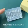 Molde para Uñas con Flor Mandala de Lirio DIY Flor en Relieve Decoración de Uñas Portátil Molde de Silicona Resistente a la Oxidación