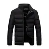 Comercio exterior pedido original otoño e invierno abrigo deportivo acolchado de algodón grueso para hombre cárdigan de cuello alto chaqueta acolchada de algodón para exteriores abrigo casual chaqueta acolchada cálida lote