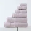 Suministro exclusivo transfronterizo de juegos de toallas de algodón puro y toallas de baño para uso diario en hoteles y hogares, absorbentes y suaves, venta al por mayor en caja de regalo, se pueden bordar con logotipo