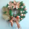 Decorações de Natal com Musgo Guirlanda de Natal Rattan de Natal Adereços de Layout de Local Decorações de Guirlanda Penduricalhos de Porta