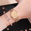 Relojes al por mayor para mujer, estilo de lujo ligero, adecuados para el lugar de trabajo y para ir al trabajo, sencillos y elegantes, relojes de cuarzo para niñas y estudiantes, relojes al por mayor de fábrica