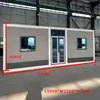 Casa Expandible de Doble Ala para Exportación de Comercio Exterior, Casa Contenedor Expandible Plegable Anticorrosión y a Prueba de Óxido, Unidad Residencial Móvil, Vivienda Temporal