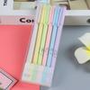 Caja de Bolígrafos de Gel Color Morandi Set de 6 Papelería para Estudiantes Bolígrafo para Examen Suministros de Oficina Bolígrafo Negro para Firma