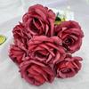 Rosa série flor artificial 7 cabeça Coral Primavera artificial falsa flor casamento flor decorativa rosa parede cachoeira atacado