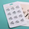 Bufanda Versátil de Moda Exclusiva Transfronteriza para Viajes Diarios Hebilla de Bufanda de Seda Clip para Pañuelo de Cabeza Floral de Perlas Broche Étnico para Mujer