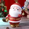 Venta caliente de nuevos productos transfronterizos: Portalápices de casa de Navidad con luz, caja de almacenamiento, regalo para estudiante, portalápices de resina, adorno de almacenamiento de escritorio