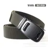 Cinturón Duradero con Hebilla de Pasador Multitaladro para Hombre, Cinturón Resistente de Lona para Hombre, Longitud Extendida, Versátil para Estudiantes, Entrenamiento Militar, Jeans