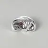 Botões falsos de metal em plástico ABS de designer, botões de formato especial para casacos, sobretudos, cardigãs e suéteres, botões de alta qualidade