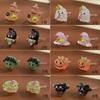 Novos Brincos de Halloween Desenho Animado Abóbora Engraçados Divertidos Presilhas de Orelha Fantasma Personalidade Versátil Design Original Brincos