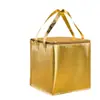 Bolsa aislante personalizada de papel de aluminio engrosado, reforzada con costuras, caja de regalo de alimentos frescos de alta gama, bolsa de conservación refrigerada, paquete de hielo para cadena de frío