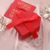 Caja de Regalo Roja de Boda Amor Caja Vacía Venta al por Mayor Caja de Regalo para Dulces de Boda Caja de Regalo Rosa para el Día de San Valentín y el Día de San Valentín Chino