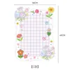 Feliz dia das crianças série de desenhos animados papel de embrulho flores buquê papel de embrulho lanche presente material de embalagem