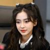 Grampo de Cabelo de Liga Galvanizada Yiwu para Mulheres, Estilo Coreano, Celebridade da Internet, Acessório de Cabelo Simples com Laço de Pérola, Ornamento de Cabelo da Moda, Presilha de Franja