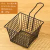 Cesta de Batatas Fritas para Restaurante Cesta de Salgadinhos Criativa Americana de Aço Inoxidável Asas de Frango Frito Alimentos Fritos Prato de Coxa de Frango Recipiente