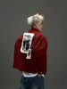 Ropa Pesada para Motocicleta Nueva para Hombre Chaqueta de Mezclilla Gris Desgastada Ropa para Motocicleta Marca de Moda Chaqueta de Gama Alta Ropa de Trabajo Superior