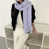 Venta al por mayor directa de fábrica temporada otoño e invierno bufanda figura de ocho para mujer holgada perezosa cálida de terciopelo grueso tacto color liso tejido calentador de cuello