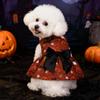 Ropa para Mascotas Halloween Suministros para Mascotas Ropa para Perro Falda de Calabaza Disfraz de Perro Mascota Falda de Murciélago Murciélago Cruz Festiva