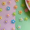 Accesorios DIY de resina carcasa de teléfono móvil DIY accesorios para el cabello accesorios de pegamento de crema al por mayor pegatinas para vaso de agua hebilla de zapato teléfono móvil flor transparente
