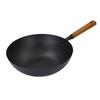 Panela Wok Personalizada Profunda Sufocada Sem Revestimento Panela Doméstica Saudável de Ferro Refinado Panela Antiaderente Panela Durável para Fogão a Gás