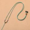 Ajuste de corda manual Jade Jade Jóias Wen jogar cera de abelha cristal pendurado pescoço suéter corrente cordão fabricantes atacado