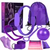 Numbwin Círculo Mágico de Yoga Moldeador 14 Piezas Fitness Músculos del Suelo Pélvico Entrenamiento para Mujeres Pilates Set para el Hogar