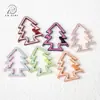 Gota de Aceite Luminosa Agujero para Colgar Árbol de Navidad Hebilla de Resorte Forma Especial Accesorios para Joyería DIY Hebilla para Colgar Llavero Cadena para Teléfono Móvil Colgante para Bolsa