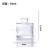 Frasco Difusor de Aroma Sem Chama 50ml Transfronteiriço, Frasco de Vidro Cilíndrico 100ml, Frasco de Perfume Óleo Essencial Difusor de Rattan 200ml Atacado