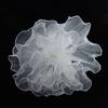 Fio de onda plissado Pérola branca fio de onda luminosa flor de embalagem gaze buquê preto malha material floral