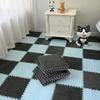 Alfombra Cuadrada Dormitorio Alfombra de Espuma para Piso Empalmada Alfombra de Felpa Sala de Estar Alfombra Tatami Antideslizante Alfombra de Noche Lavable a Máquina