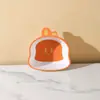 Fibra de Bambu de Grau Alimentício Louça Infantil Tigela Garfo Colher Copo Urso de Desenho Animado Tigela de Refeição Tigela de Comida Fofa Prato de Jantar Atacado
