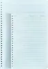 Papel de Recarga para Cuaderno de Hojas Sueltas 20 Agujeros Toma de Notas B5 Cuaderno en Blanco 26 Agujeros A5 Papel de Página Interior con Líneas Horizontales Venta al por Mayor