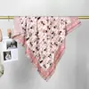 2026 Bufanda Cuadrada Grande Nueva Estampada Venta al por Mayor Moda Francesa Retro Bufanda de Imitación Seda Bufanda Cuadrada para Mujer