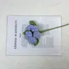 Ramo de Rosas de Ganchillo, Flores Artificiales, Flores de Hilo, Día de San Valentín, Regalo para el Día del Maestro, Decoración del Hogar