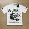 Comercio Exterior Transfronterizo Hellstar Hellstar Marca de Tendencia Europea y Americana Talla Grande Holgada Sudadera Camiseta Casual de Manga Corta para Hombre y Mujer