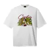 Comercio Exterior Transfronterizo Marca de Moda Cort Estampado Alcatraz High Street Casual Europeo y Americano Camiseta Unisex de Manga Corta Venta al por Mayor Verano