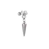 Pendientes Minimalistas de Acero Inoxidable Transfronterizos, Elegantes y Chic, Pequeños y Versátiles, Pendientes de Estilo Genial con un Toque de Lujo para Mujer