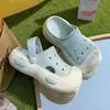 Amor de Hormiga Verano Nuevo Estilo Suave Sensación de Nube Doble Color Interior y Exterior para Mujer Suela Gruesa Aumenta Altura Versátiles Zuecos