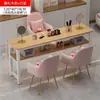 Mesa de Uñas Especial para Celebridades de Internet Oferta Especial Económico Set de Mesa y Silla para Salón de Uñas Estilo Japonés Lujo Ligero Estación de Uñas Individual/Doble