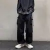 Pantalones Casuales de Trabajo Vintage de Primavera para Hombre de Comercio Exterior Transfronterizo, Diseño de Calle, Pantalones Rectos de Pierna Ancha Sueltos de Nicho al por Mayor