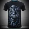 2025 Nueva Camiseta de Manga Corta para Hombre con Estampado 3D, Moda Casual Versátil de Tendencia, Exportación Europea y Americana
