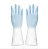 Guantes delgados de goma impermeables para lavar platos de primavera y verano, de hadas bicolor, para limpieza de cocina y baño, de látex para lavar ropa