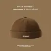 Sombrero sin visera de moda para primavera y verano, versátil, estilo Harajuku japonés, moda callejera, sombrero Yuppie, sombrero de casero para mujer