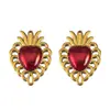 Colar Feminino Transfronteiriço de Aço Inoxidável 304 Banhado a Ouro Tendência DIY Pingente Charme Coração Asa