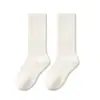 Calcetines Infantiles para Primavera, Otoño e Invierno, Algodón Puro, Calcetines de Algodón Clase A, Calcetines Escolares para Niños y Niñas, Calcetines Deportivos, Sin Costuras, Antibacterianos, de Caña Alta