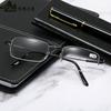 Nuevo popular marco de gafas de medio aro de alambre de acero suave elástico marco para estudiantes alambre colgante de repuesto producto terminado de miopía primera generación de pelo