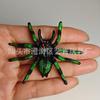 Adereços de Aranha de Halloween Enfeites de Decoração de Halloween Mini Aranha Pequena Luminosa Algodão Aranha Pequena Brinquedo Artificial