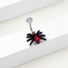 Explosiones europeas y americanas exquisito anillo para el ombligo de araña de diamantes hebilla para el ombligo acero inoxidable personalidad clavo para el ombligo joyería para perforaciones al por mayor
