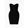 Vestido Dulce de Calle Estilo Ins Color Sólido Color Puro Corte Limpio Ajustado Sexy Escote Bajo Nicho