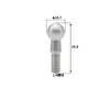 Cabeza de bola aleación de aluminio acero inoxidable tornillo de cabeza de bola teléfono móvil cámara proyector soporte giratorio universal adaptador de extensión