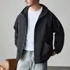Chaqueta Casual para Hombre de Gran Tamaño, Estilo Nuevo Otoño 2026, Ligera para Negocios, Talla Extra Grande y Corte Holgado, Cómoda, Estilo Japonés y de Hong Kong